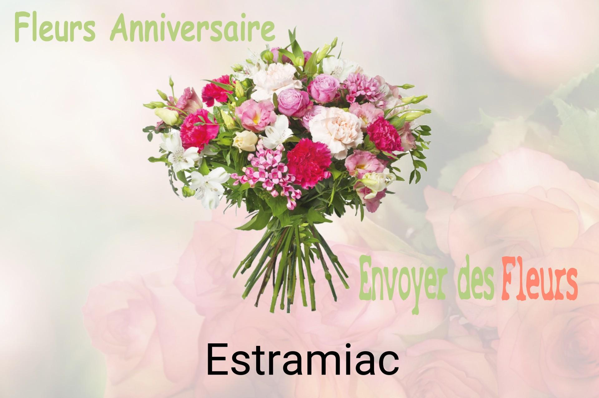 Bouquet de fleurs d’anniversaire livré à Estramiac